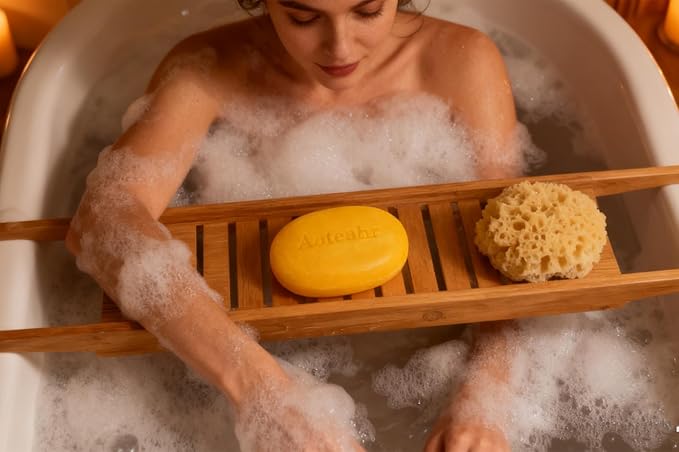 Kojic Acid Soap with Turmeric for Face & Body, Gentle Brightening Cleansing Bar, 3.5 oz Each, 2-Pack