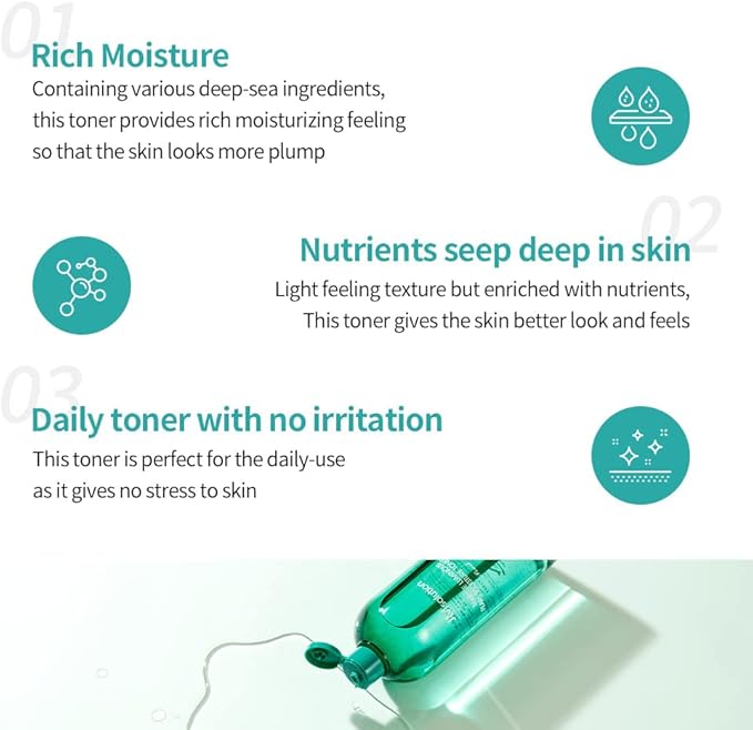 JMsolution Marine Luminous Pearl Moisture Toner X-Large 20.28 fl oz - Korean Skincare for Hydration & Radiance