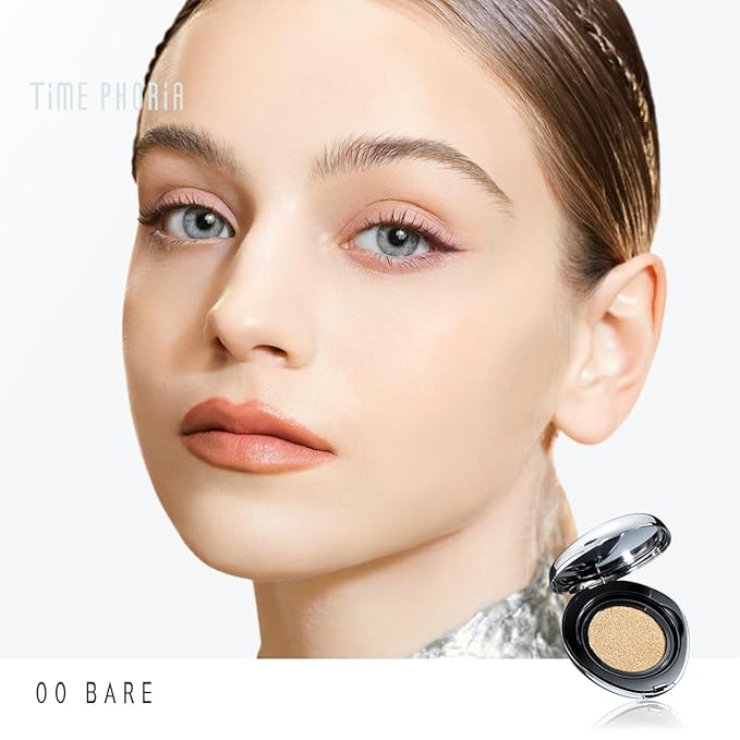 TIMELESS LUMINA MATTE PERFECTION CUSHION | Full Coverage, Weightless, Skin fit, Velvety Matte Finish, Oil-Control Waterproof Foundation, Sweatproof Flawless BB Cream CC (00 BARE)