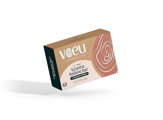 Organic Soap Bar – Natural Exfoliating Cleanser Hydrates & Unclogs Pores – Gentle Skincare for Sensitive Skin (Ezcema)