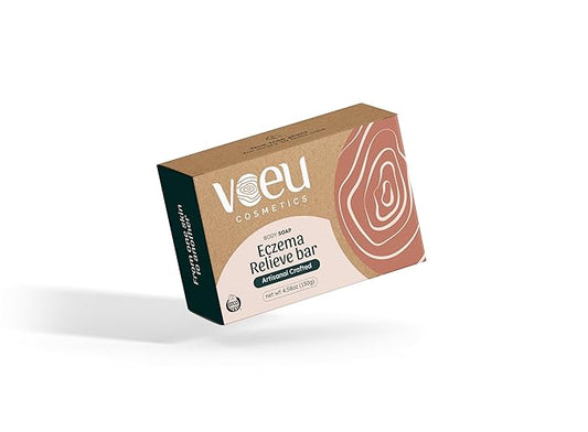 Organic Soap Bar – Natural Exfoliating Cleanser Hydrates & Unclogs Pores – Gentle Skincare for Sensitive Skin (Ezcema)