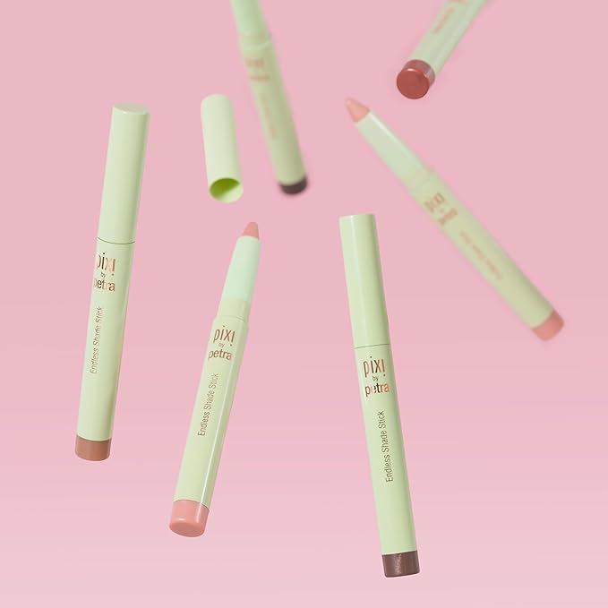 Pixi Beauty Endless Shade Stick | PinkQuartz | Long-Wear Creamy Eyeshadow Stick | Crease-Resistant, Easy-Glide & Blendable Color for Shadow or Liner | Matte & Shimmer Finishes | 0.05oz/1.5g