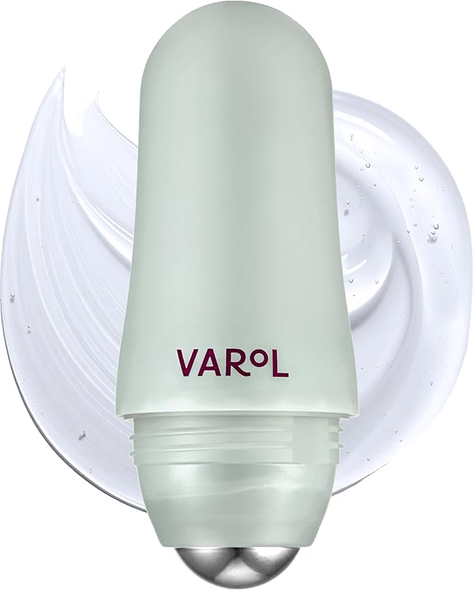 Ice Roll Serum for Face, Puffy Eyes, Under Eye Bags - Panthenol & Tannin for Hydrating, Pore Minimizing, Ice Roller for Puffiness, Redness, Dark Circles - Korean Skin Care & Gua Sha, 1.69 Fl Oz