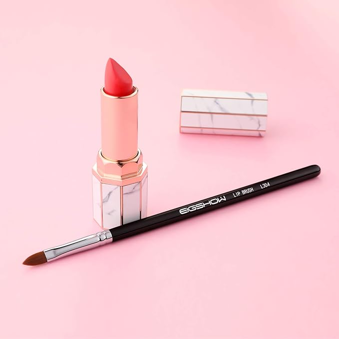 Lip Brush Professional Make Up Brush Travel Lipstick Gloss Wands Applicator Cosmetic Tool Kits, Cruelty-Free & Vegan, Precise Application (L304)