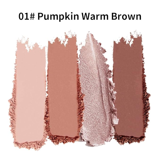 Matte Diamond Eyeshadow Palette, Shimmer Pearlescent Shades Metallic, Duo-Chrome, Glitter Sparkle and Soft Mud Textures, Natural Even Pigment for Brightening,Contouring and Multi-Look Eye Makeup-1#