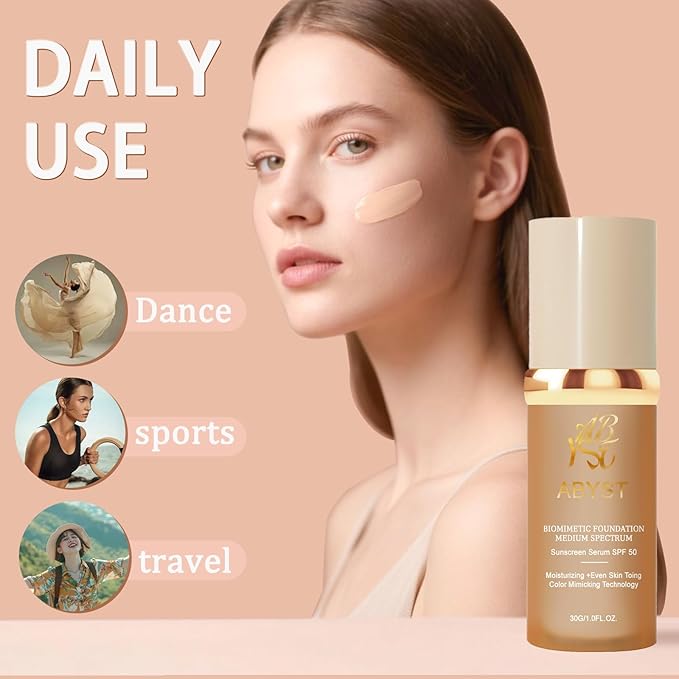 4-in-1 Foundation | Neutral-Tone Concealer |Hydrating Full Coverage Foundation | Color Balancer & Imperfection - Medium Natural for Normal Skinned People 1 Fl Oz (Neutral #2)