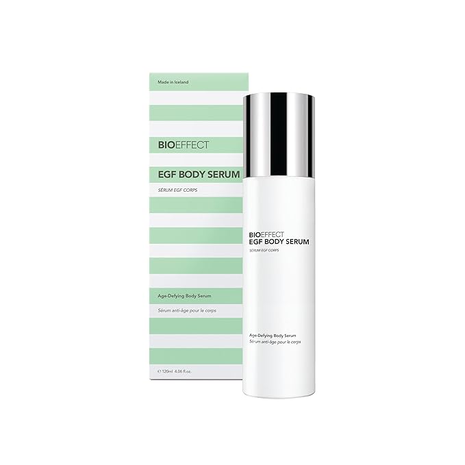 BIOEFFECT EGF Body Serum | Epidermal Growth Factor + Hyaluronic Acid | Age-Defying Body Serum for Visibly Smoother, Plumper & Firmer skin, 120 mL / 4.06 oz