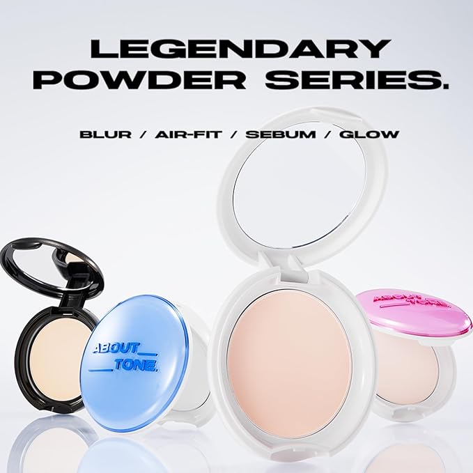 Sebum Cut Powder Pact 0.28oz - Extreme Sebum Control Pressed Powder Compact with Mirror and Puff Non-Dry Oil Cut Ultra-Fine Texture Face Makeup Finishing Setting Fixing Longlasting Vegan