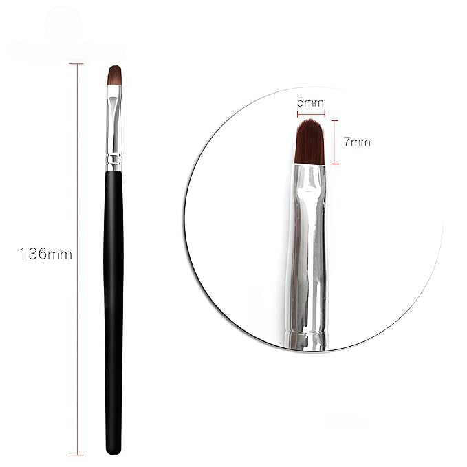 2 pcs Lip Brush Concealer Brushes ，Lipstick Gloss Brushes Applicators Eyeshadow Lip Liner Makeup Brush Cosmetics Make Up Tools, Small Make Up Brushes