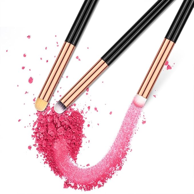 Eye Makeup Brush Set Round 6Pcs Professional Concealer Eyeshadow Brush Can Blending Brushes for Card Making