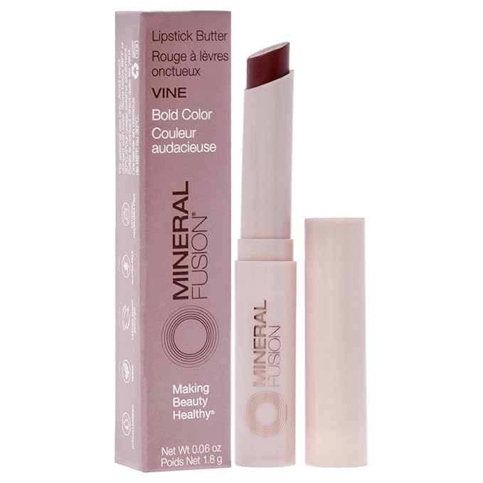 Mineral Fusion Lipstick Butter - Vine for Women - 0.06 oz Lipstick