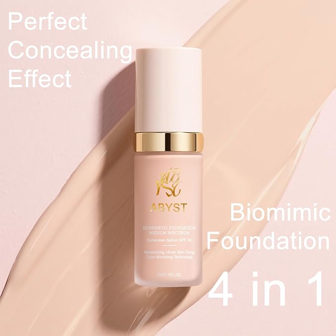 4-in-1 Magic Neutral-Tone Concealer | Korean Hydrating Full Coverage Foundation | Waterproof Color Balancer & Imperfection Eraser (#1 Fair)