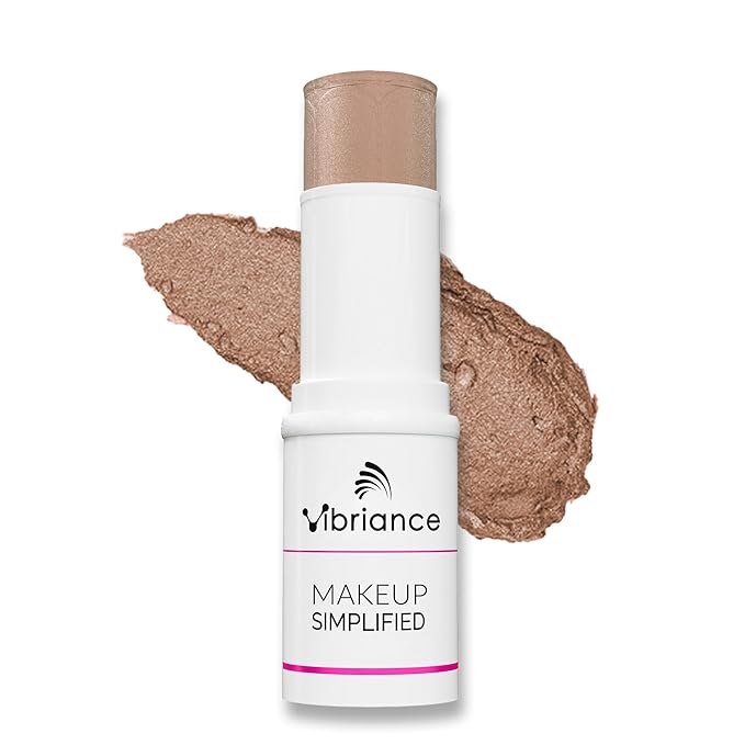 Vibriance Makeup Simplified Illuminate Stick - All-in-One, Mature Skin Highlighter - Lips, Cheeks, Eyes Cosmetics for Older Women