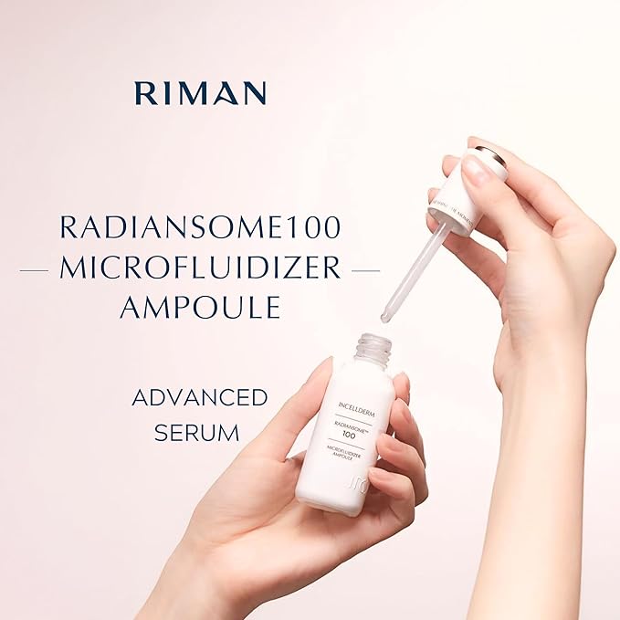INCELLDERM Radiansome 100 Microfluidizer Ampoule, Brightening & Wrinkle improvement Ampoule, K-Beauty Skin Care - 30ml / 1.01 fl oz.