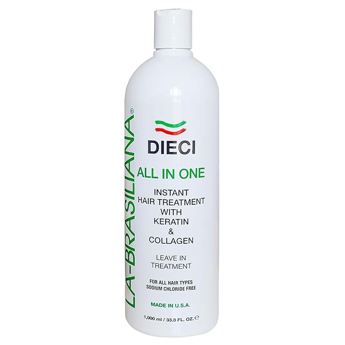 La-Brasiliana Dieci All-In-One Instant Hair Treatment, 33.8 fl.oz.