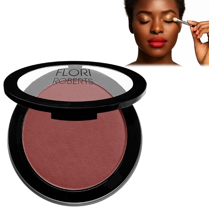Color Pro Blush by Flori Roberts, Pressed Powder Blush with Buildable Coverage, Complexion Enhancing Makeup