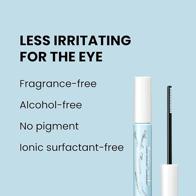 HEROINE MAKE by KISSME Tubing Mascara Waterproof & Long-lasting, Volumizing & Curl with Curvy Brush with 6 Natural Serums for Sensitive Skin + Gentle Mascara Remover Oil Free, 2 Set