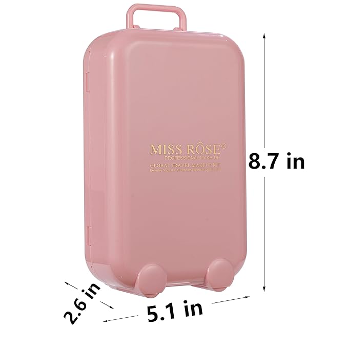Professional Makeup Kit for Women,140 Colors Cosmetic Make up Palette Set Kit Combination,Include Eyeshadow,Blush,Highlighter, Pressed Powder,Makeup Gift Set for Women Girls &Teens (Pink N)
