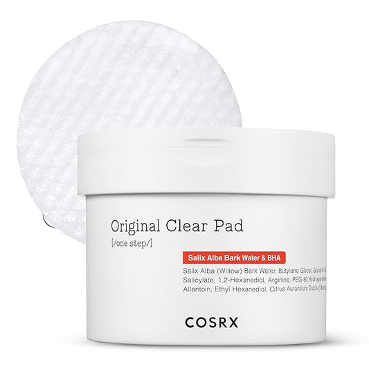 COSRX BHA Toner Pads, 70 Sheets, Exfoliating Pads for Dead Skin & Blackheads, Minimize Pores, Prevent Breakouts, Smooth Skin Texture, Korean Skin Care, Stocking Stuffers, Holiday Gifts,Gifts For Women