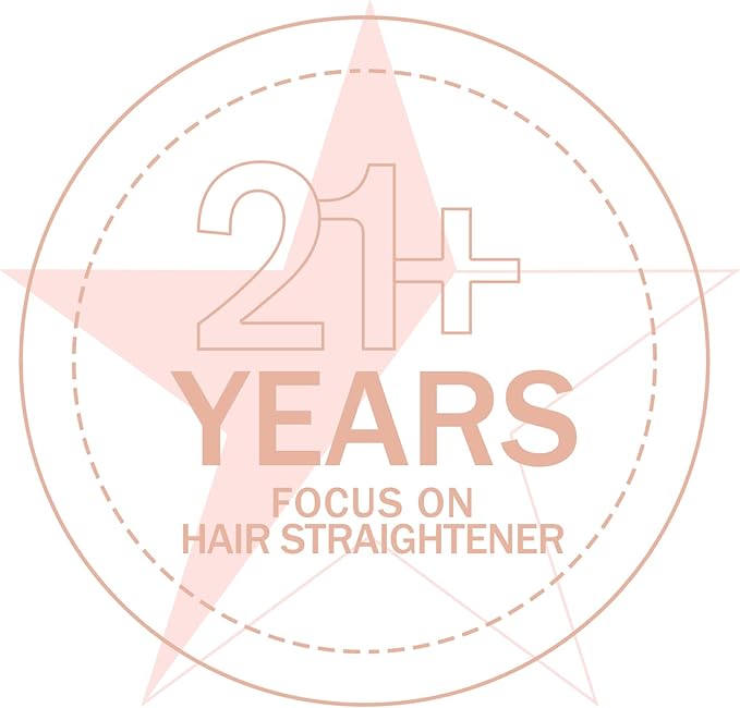 K&K 2.25 Inch Flat Iron Hair Straightener, Professional Extra Wide Hair Straighteners for Therapy Keratin, 3D Floating Ceramic Tourmaline Coating Plate Irons for Thick Hair, Damage and Frizz
