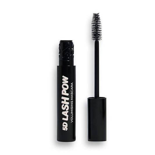 Revolution, 5D Lash Pow Mascara, Lengthening & Volumizing Effect, Thickening Black Formula, Vegan & Cruelty-Free, 0.41 fl oz