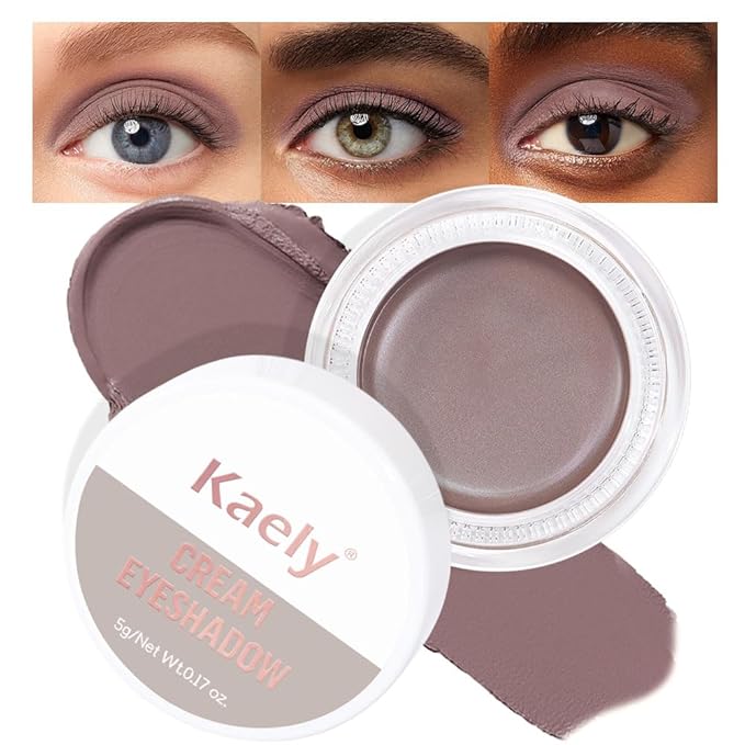 Single Cream Eye Shadow,Espresso Nude Matte Natural Monochrome Eyeshadow Palette,Waterproof,Long Lasting Naturing-Looking,Vegan & Cruelty-Free,715