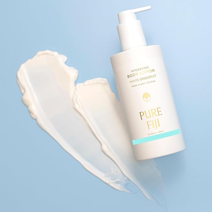 PURE FIJI Hydrating Body Lotion, White Gingerlily (10.14 Fl.Oz /300ml)