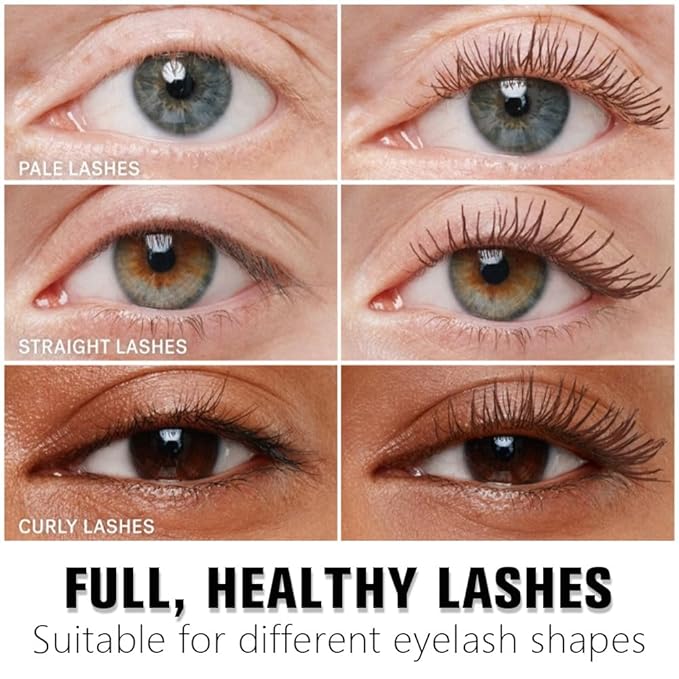 Brown mascara waterproof,Brown Lash Mascara, Flake & Smudge Resistant, Waterproof&Cruelty-Free, Nourishing Formula,hypoallergenic mascara brown