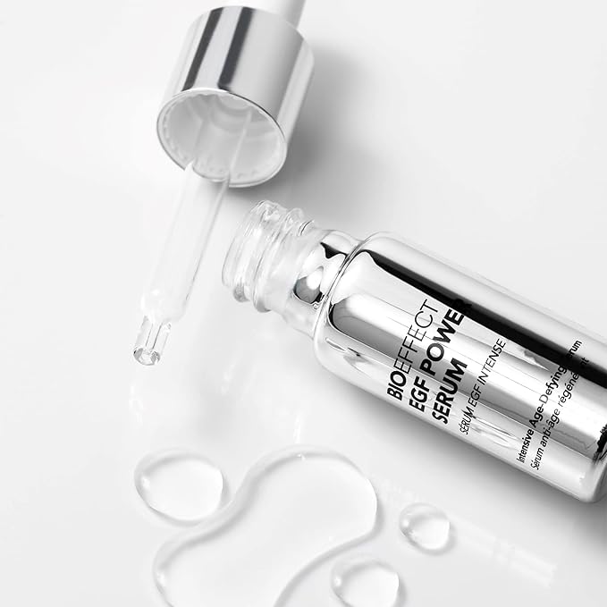 BIOEFFECT EGF Power Serum with Epidermal Growth Factor from Barley, Hyaluronic Acid, KGF and a form of Glucosamine (NAG) to Visibly Reduce Wrinkles & Discolorations, Hydrating Anti-Aging Treatment