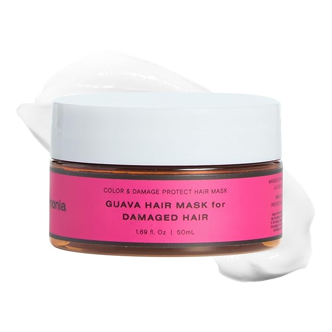 Ceremonia Guava Hair Mask Color Protection and Damage Repair with Agave, 1.69 fl. oz. | 50 ml.