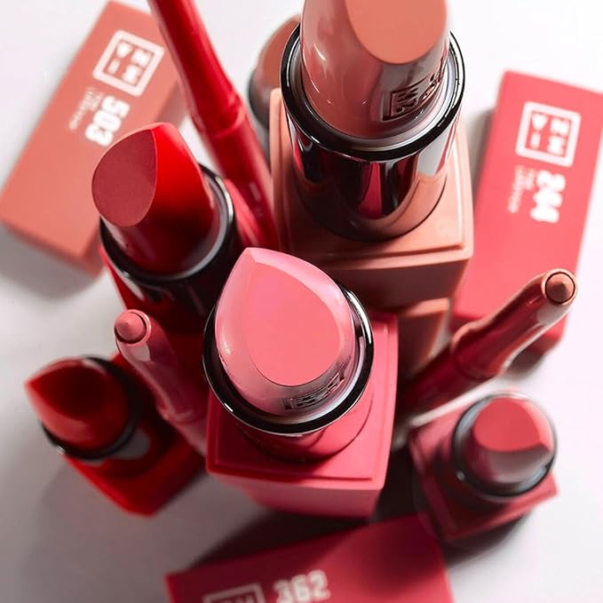3INA The Lipstick - Moisturizing Lipstick for Women - Semi-Matte Satin Finish with 5-Hour Long Wear - Highly Pigmented and Comfortable - 503-0.16 oz