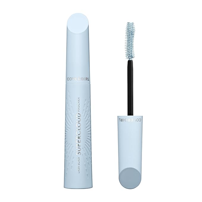 CoverGirl Lash Blast Supercloud, 810 Black Brown, Mascara, Long-Lasting, No Clump or Smudge, Doesn't Flake, Vegan, 0.33oz