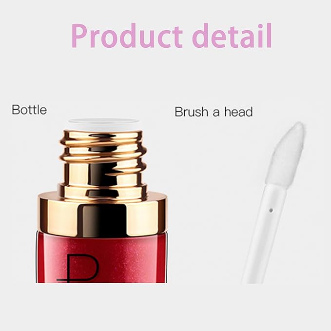 Classic Vivid Glitter Liquid Lipstick Set - 3PCS Diamond Shiny Waterproof Metallic Lip Gloss