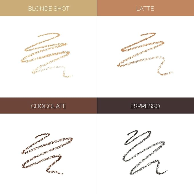 OFIR Brow Trace Precision Browliner | Waterproof, Ultra-Fine Tip Blonde Eyebrow Pencil | Smudge-Proof, Cruelty Free, Matte Finish | Long-Wear Brow Tool with Spoolie | Blonde Shot, 0.003 OZ