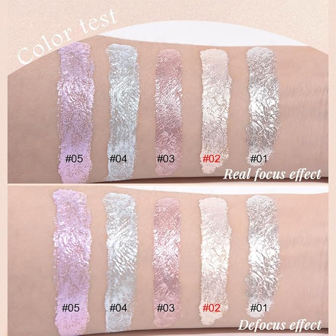 Monochrome Glitter Eyeshadow Palette,Single Champagne Gold Shimmer Eyeshadow,Long-Lasting Sheer Eye Makeup With A Sparkle Finish,Smooth Formula,Vegan & Cruelty-Free