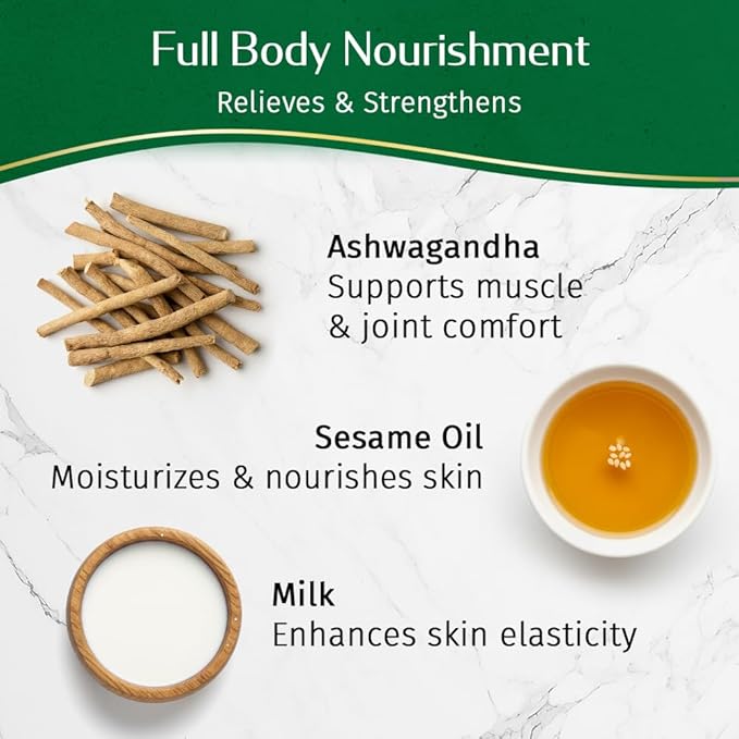 Kerala Ayurveda Dhanwantharam Thailam Ayurvedic Massage Oil (6.76 Fl Oz) | Herbal Body Oil for Daily Self-Massage | Supports Joint & Muscle Comfort | Moisturizing Adaptogen Oil for Body & Skin Care