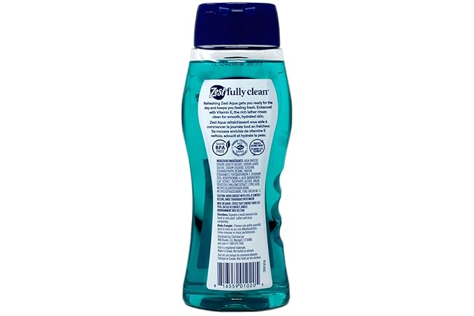 Zest Body Wash Aqua