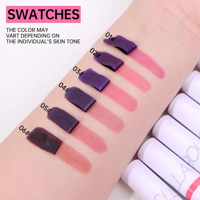 Matte Lip Stain Masque - Lip Liner Peel Off Lip Stain Tattoo, All Day Peel Off Lip Tint，Long Lasting Waterproof Transfer-proof Lip Mask Peel Off Lip Gloss,Stay Lip Makeup 01#