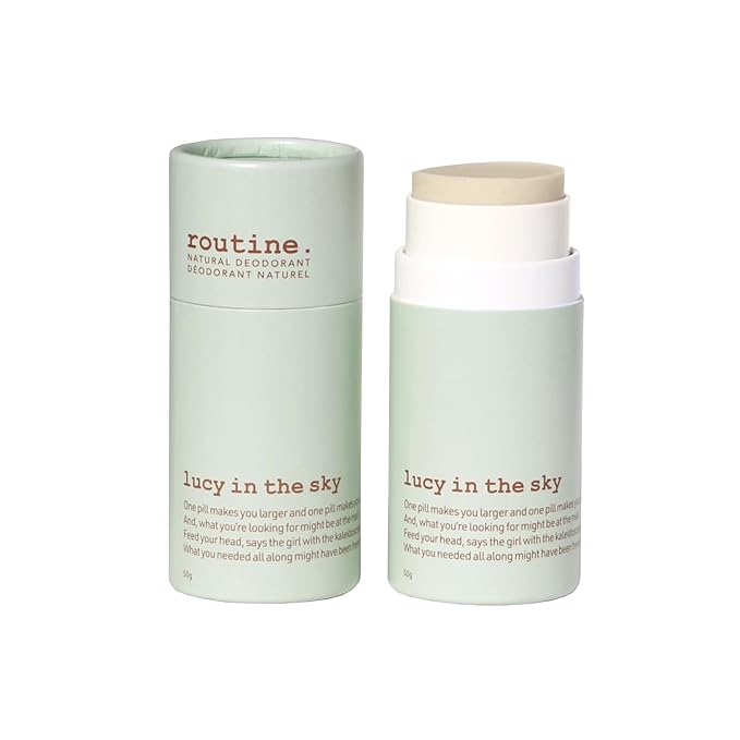 Routine Natural Deodorant Lucy in the Sky Deo Stick | 1.7 Fluid Oz. Natural Deodorant Aluminum Free Natural Deodorant For Women & Men | (Stick Formula)