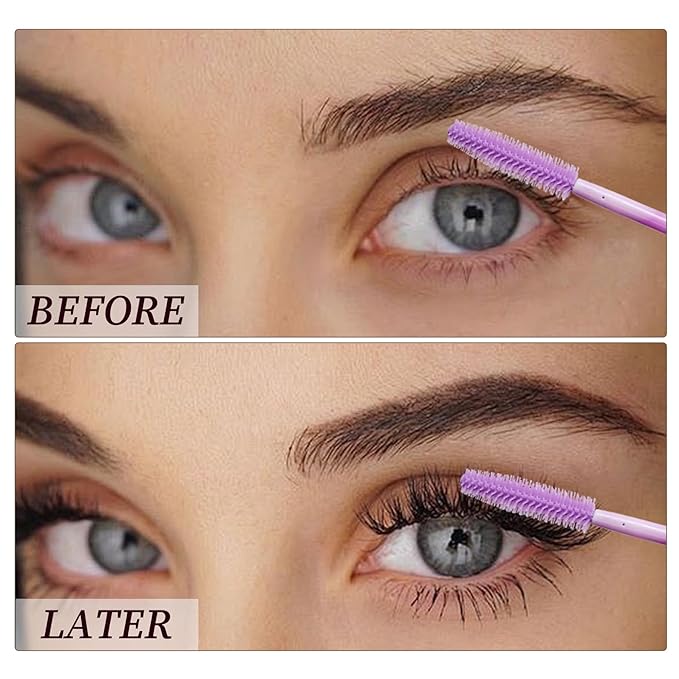 Disposable Silicone Eyelash Mascara Brushes Wands Applicator Eyebrow Brush Makeup Tool Kit Set Tool Bulk
