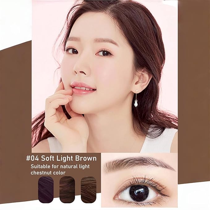 Eyebrow Pencils for Women Brown,6Pack Soft Brown Eyebrow Pencil Waterproof,Ultra-Precise Tip Long-Lasting Micro Brow Pencil for Natural Looking Eyebrows,Built-In Spoolie Brush,04 Soft Light Brown.