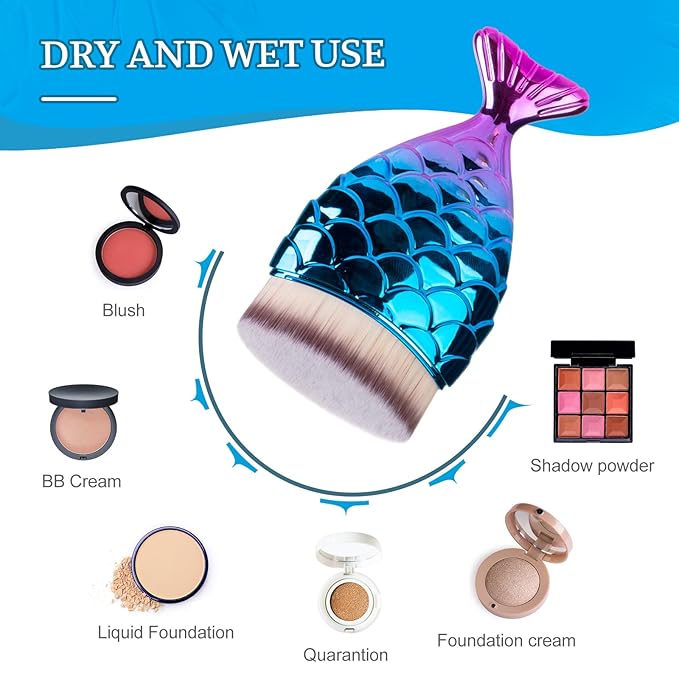 UNIMEIX Sunscreen Brush for Face Kabuki Brush Sunscreen Applicator for Kids Foundation Makeup Brushes for Liquid Foundation Powder Cream Contour Buffing Stippling Blending