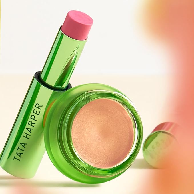Tata Harper Cream Highlighter, Dewy Cream Highlighter, Natural Makeup, Natural Ingredients, Flashy - Warm Gold