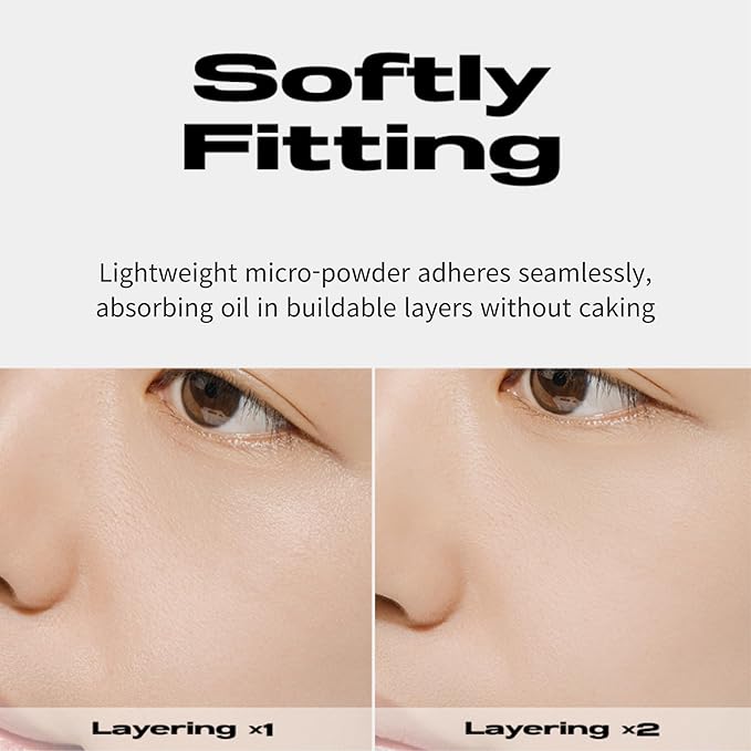 Sebum Cut Powder Pact 0.28oz - Extreme Sebum Control Pressed Powder Compact with Mirror and Puff Non-Dry Oil Cut Ultra-Fine Texture Face Makeup Finishing Setting Fixing Longlasting Vegan