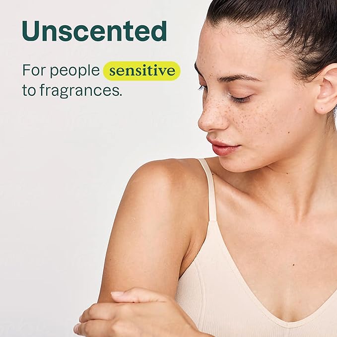 ATTITUDE Plastic-Free Deodorant, EWG Verified, Aluminum Free, Vegan Naturally Sourced Body Deodorants for Women & Men, Dermatologically Tested, Unscented, 3 Ounces