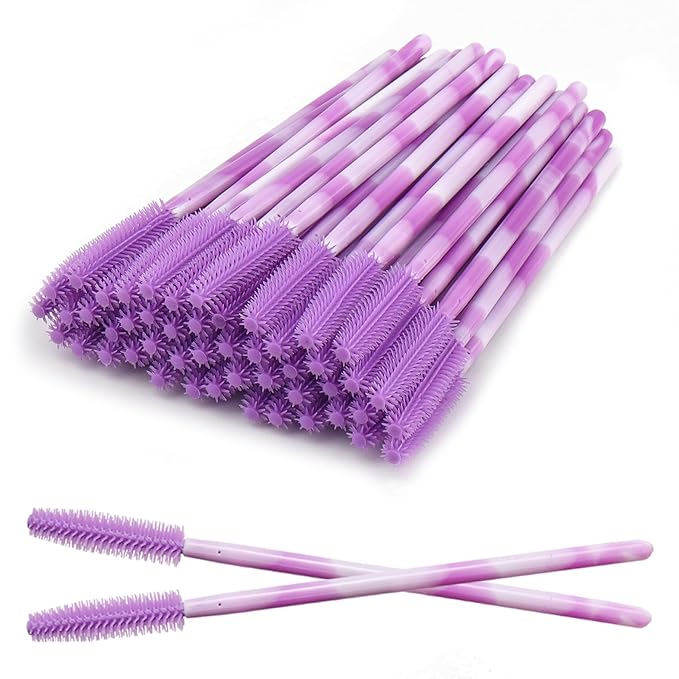 Disposable Silicone Eyelash Mascara Brushes Wands Applicator Eyebrow Brush Makeup Tool Kit Set Tool Bulk