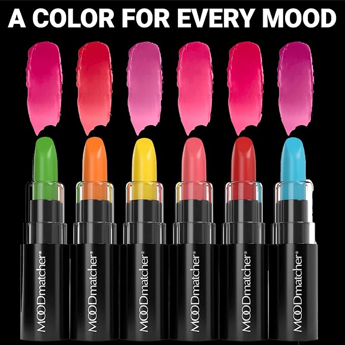 MOODmatcher Original Color Changing Lipstick – 12 Hours Long-Lasting, Moisturizing, Smudge-Proof, Glamorous Personalized Color, Premium Quality – Made in USA (Pink)