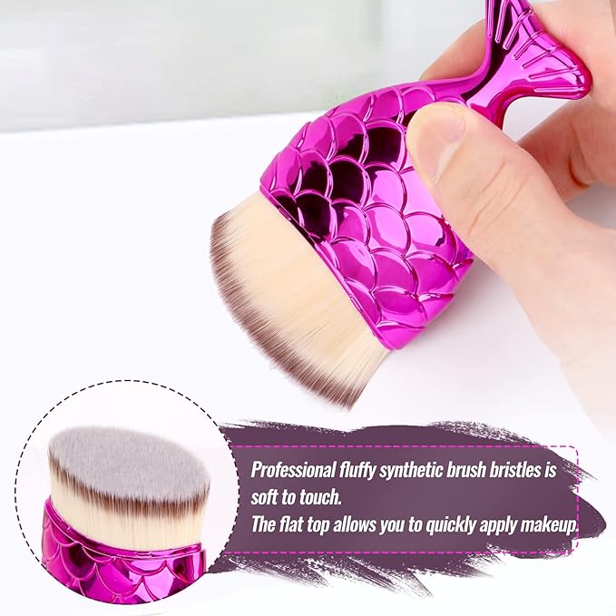 UNIMEIX Sunscreen Brush for Face Kabuki Brush Sunscreen Applicator for Kids Foundation Makeup Brushes for Liquid Foundation Powder Cream Contour Buffing Stippling Blending