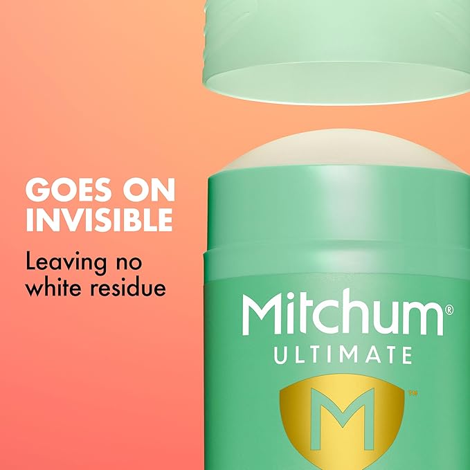 Mitchum Ultimate 72H Odor Protection Women’s Antiperspirant & Deodorant, Invisible Solid, Floral Citrus, 2 pack