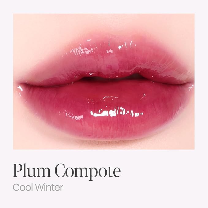 Espoir Couture Lip Tint Glaze #20 Plum Compote 0.14oz | Volumizing Lip Stain with Syrupy Shine | Long-Lasting & Vibrant Color for Radiant Lip Look | Moisturizing & Glossy Lip Tint | Korean Lip Makeup